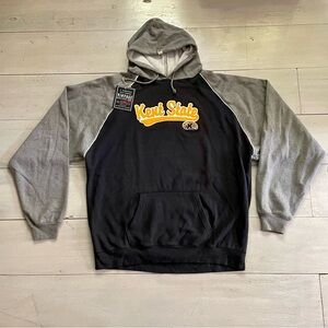 Men’s Kent State University Hoodie Gray/Navy/Gold 
J. America Size XXL, NWT
